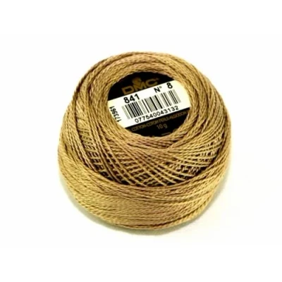 Afbeelding van DMC Parelkatoengaren maat 8 841 per bol van 10 g