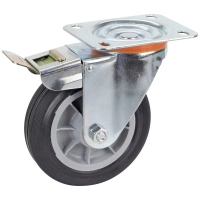 Afbeelding van dörner + helmer 716902 Zwenkwiel Wieldiameter: 160 mm Draagvermogen (max.): 150 kg 1 stuk(s)