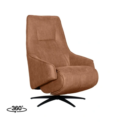 Afbeelding van LABEL51 Fauteuil Odense Taupe Micro Suede Elektrisch 87x68x110 cm