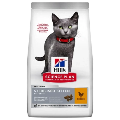 Afbeelding van Hill&#039;s Sterilised Kitten Kip Kattenvoer 1.5 kg