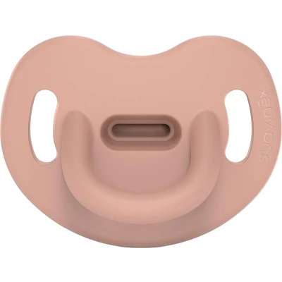 Afbeelding van Suavinex Essence Flat Pink 0 6m Silicone Fopspeen SXSEA10081597