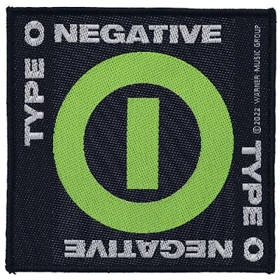 Afbeelding van Type O Negative Symbol Patch Zwart