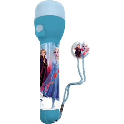 Afbeelding van Kids Licensing Zaklamp Frozen Ii Meisjes 9 X 5 Cm Blauw