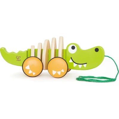 Afbeelding van Hape Trekdier Krokodil Hout