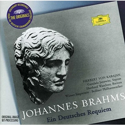 Afbeelding van Gundula Janowitz, Eberhard Wächter, Berliner Philharmoniker Brahms: Ein Deutsches Requiem (Complete) (CD)