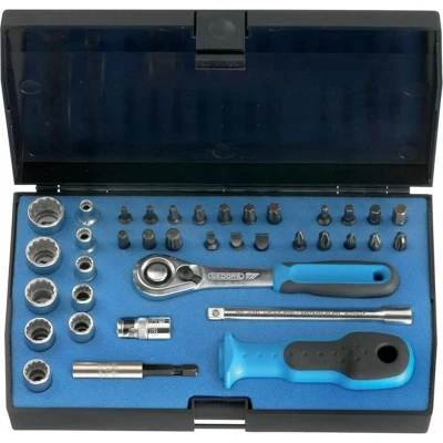Afbeelding van Gedore D 20 KMU 37 delige Dopsleutelset 1/4&quot; 1822373