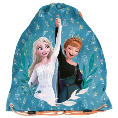 Afbeelding van Paso Kindergymtas 36 x 32 cm Frozen turquoise M, Turkoois