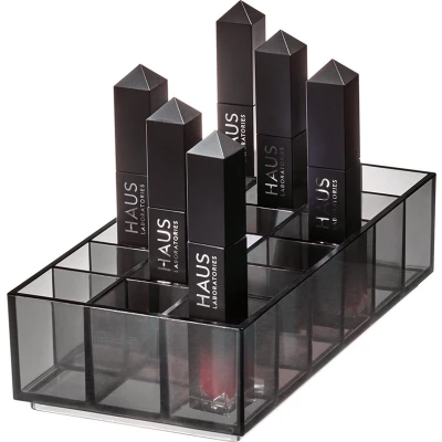 Afbeelding van iDesign Lipstick Organizer met 18 Vakken, 20.3 x 10.2 5.1 cm, Smok