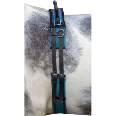 Afbeelding van HKM Longeersingel Canvas met Dubbele Handgreep Navy Shetland