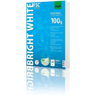 Afbeelding van inkjetpapier Sigel A4 100grs pak a 250 vel wit