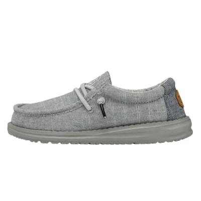 Afbeelding van Hey Dude Wally Youth Mocassins voor kinderen, Staal, 34 EU, EU