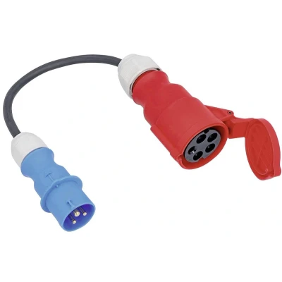 Afbeelding van AS Schwabe 61372 Stroom Adapterkabel 16 A Zwart 0.3 m H07RN F 3G 2,5 mm²
