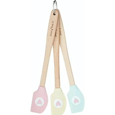 Afbeelding van SWEETLY DOES IT KitchenCraft Mini spatel van siliconen, 3 stuks