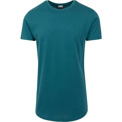 Afbeelding van Urban Classics Shaped LONG DO NOT USE Tshirt basic, Heren, Maat: Medium, Teal