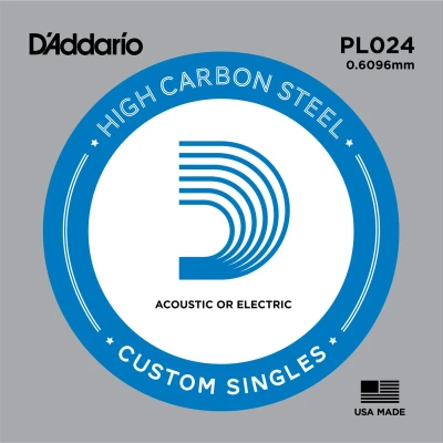 Afbeelding van D&#039;Addario PL024 Plain Enkele snaar voor gitaar