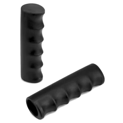 Afbeelding van QWORK 2 stuks kruiwagengrepen, antislip, binnendiameter 25 mm, lengte 12 cm, vervangende handgrepen voor steekwagen, kruiwagen
