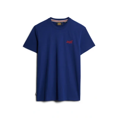 Afbeelding van Superdry Vintage LOGO EMB Tshirt basic, Heren, Maat: XXL, Supermarine navy