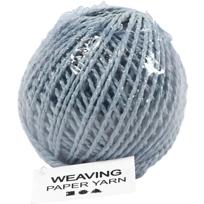Afbeelding van Garen Weaving Paper 3 Mm grijs 40 Meter Per Bol