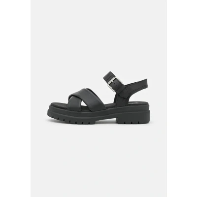 Afbeelding van Timberland London VIBE X Strap Sandalen met plateauzool black, Dames, Maat: 39.5, Black Leer
