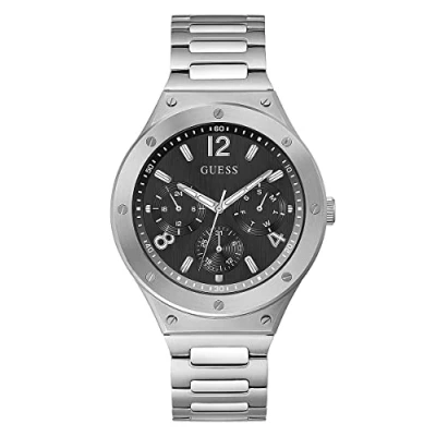 Afbeelding van Guess Scope GW0454G1 Horloge Staal Zilverkleurig Ø 44 mm