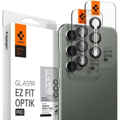 Afbeelding van Spigen Optik Camera Lens Protector Geschikt voor Samsung Galaxy S23 / Plus 2 Pack