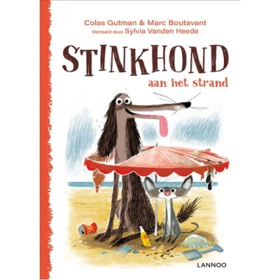 Afbeelding van Uitgeverij lannoo stinkhond aan het strand