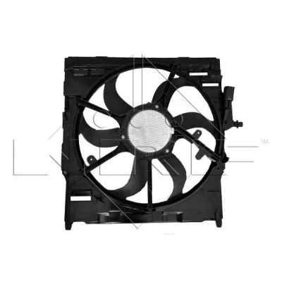 Afbeelding van NRF 47837 Radiator Ventilator 517 12 400 Met ventilatorraamwerk, Borstellose motor