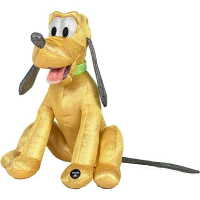 Afbeelding van 100 jaar Disney Pluche 28cm met glitter en geluid Pluto