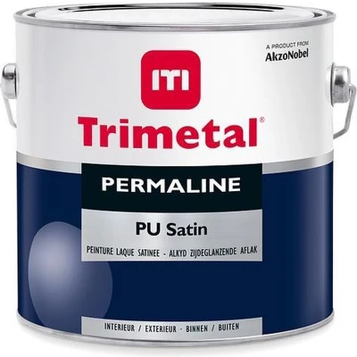 Afbeelding van Trimetal Permaline PU Satin 1 liter Houtverf