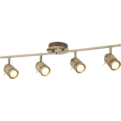 Afbeelding van Searchlight Samson Opbouwspot 4L 79 X 13 19,5 Cm IP44 Antiek Messing