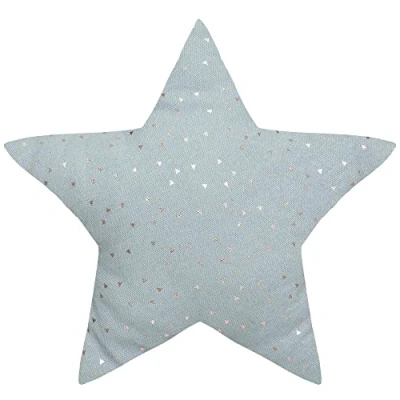 Afbeelding van Atmosphera decoratief kussen ster Berlingot blauw 40 x cm