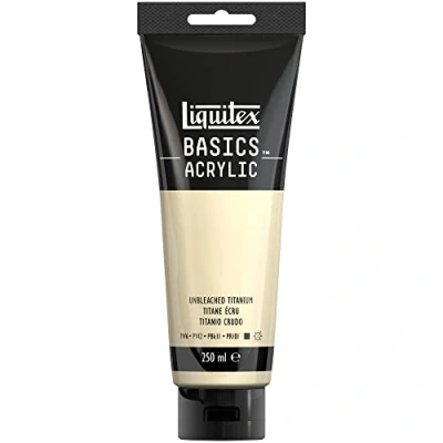 Afbeelding van Liquitex Basics 250ml Tube Unbleached Titanium