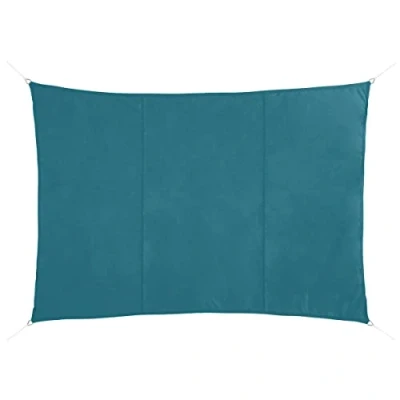 Afbeelding van Premium kwaliteit schaduwdoek/zonnescherm Shae rechthoekig blauw 3 x 4 meter Terras/tuin zonwering