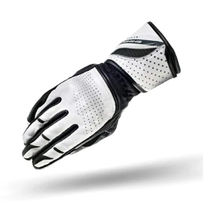 Afbeelding van SHIMA Monde Dames Zwart Wit Handschoenen Maat M Handschoen