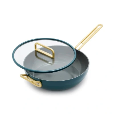 Afbeelding van Greenpan Tucci Pine Green Koekenpan Met Deksel 30 Cm