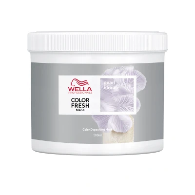 Afbeelding van Wella Color Fresh Mask Pearl Blonde 500ml Haibu by Kapperskorting.com