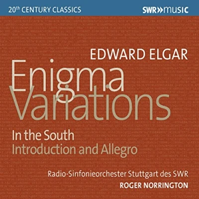 Afbeelding van Radio Sinfonieorchester Stuttgart Des SWR, Roger Norrington Elgar: Enigma Variations (CD)