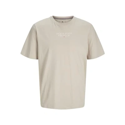 Image de Jack &amp; Jones Jprbluarchie Ss Tee T shirt à col rond pour homme, Moonbeam, taille XS, Beige clair, XS