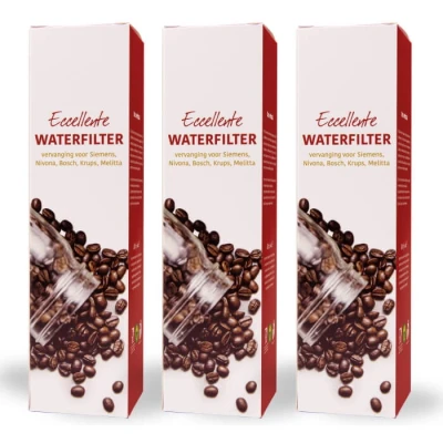 Afbeelding van Eccellente Waterfilter Geschikt Voor Krups 3 Stuks Koffiemachine