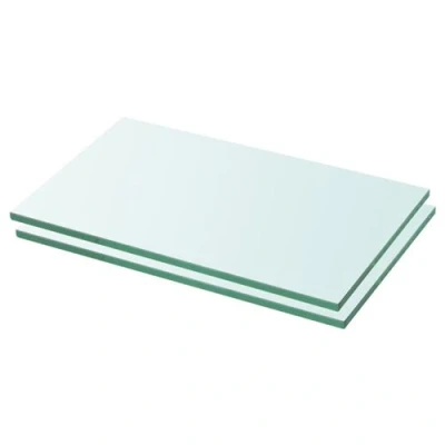 Afbeelding van Schappen 2 st 30x12 cm glas transparant