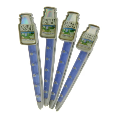 Image de Désodorisant voiture yankee candle 4 parfum coton frais