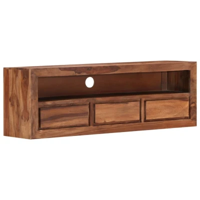 Afbeelding van Tv meubel 120x30x40 cm massief sheeshamhout