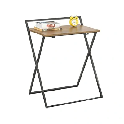 Image de SoBuy FWT88 WN Bureau Pliant pour Petits Espaces d&#039;Ordinateur Table d’Etude Portable à Domicile Salon
