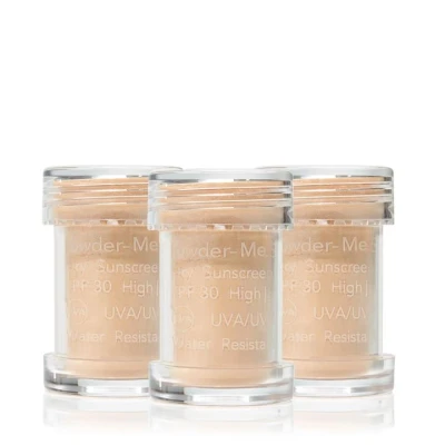 Afbeelding van jane iredale Powder Me SPF Dry Sunscreen Refill Nude 3Stuks