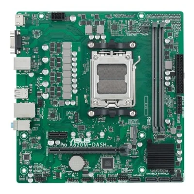 Image de ASUS A620M DASH CSM carte mère micro ATX Socket AM5 AMD A620 Chipset USB 3.2 Gen 1 Gigabit LAN graphique embarquée (unité centrale requise) audio HD (8 canaux)