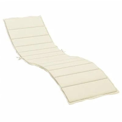Afbeelding van vidaXL Ligbedkussen Crème 200 x 50 3 cm