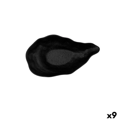 Afbeelding van Kom Bidasoa Fosil Zwart Keramisch 25,6 x 14,5 6 cm (9 Stuks)