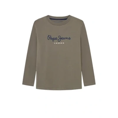 Image de Pepe Jeans New Herman N T Shirt Garçon, Vert (vert feuille), 6 ans