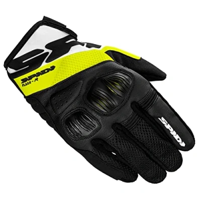 Afbeelding van SPIDI FLASH R EVO K BLACK FLUO YELLOW GLOVES M Maat Handschoen