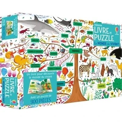 Image de Le monde du vivant Coffret Livre et puzzle